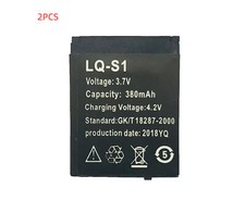 2PCS LQ-S1 3.7V 380mAh Rechargeable Battery AB-S1 DJ-09 DZ09 GJD HKS-S1 FYM-M9