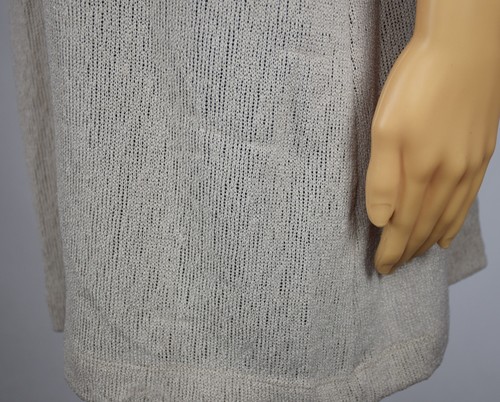 Alfani Womens Beige Open Front Cardigan Sweater M - Picture 3 of 5