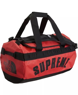 Supreme®/The North Face® Arc Logo Base Camp Duffle Bag Red | eBay