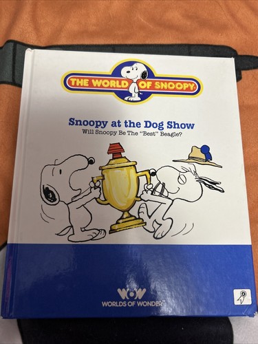 Snoopy at the Dog Show Worlds of Wonder Buch - gebraucht - keine Kassette!! Ab 1986.