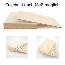 5mm Sperrholz Birke Furnier Multiplex  Platte Zuschnitt Holz Regalboden Basteln