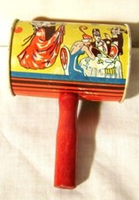 Tin Litho Noise Maker by US Metal Toy MFG. Co. Rattler New Years Eve Band Dance