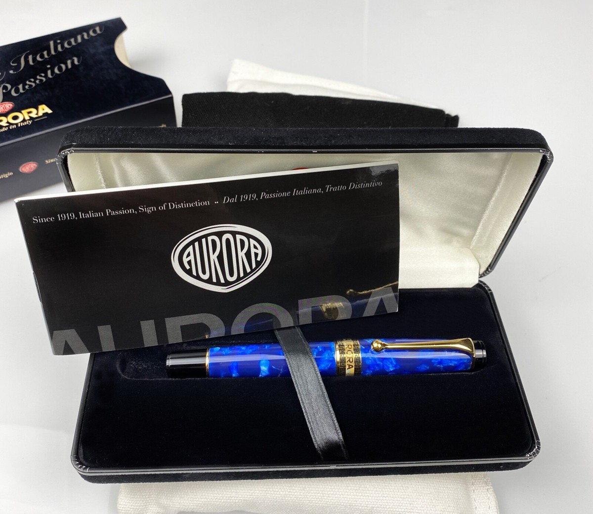 Aurora Optima Auroloide Aurora Blue Rollerball Pen