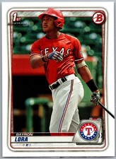 2020 Bowman Prospects 1st Bowman Bayron Lora #BP-52 Texas Rangers