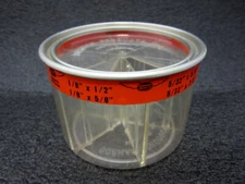 Vintage Dorman VU-Parts Dial-A-Size Woodruff Keys Container Can VU-18 USA