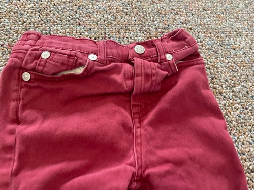 7 For All Mankind Boys Maroon Pants 12M - Picture 3 of 3