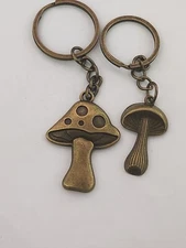 Mushroom Pendant Keychain