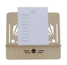 Book Stand Table Top Lectern , PORTABLE, LIGHT-WEIGHT AND SPACE-FRIENDLY