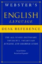 Websters English Language Desk Reference - Hardcover - ACCEPTABLE