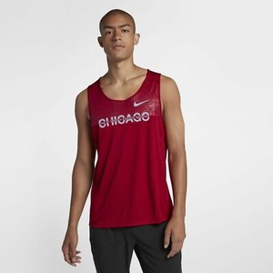 men's nike red tank top