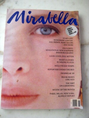 MIRABELLA MAGAZINE FIRST ISSUE 1989 eBay