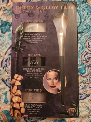 Detox And Glow Trio face mask set