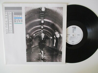 LP - MATT BIANCO - WHOSE SIDE ARE YOU ON /  WEA WX7 2404721 von 1984 '' WASHED ''