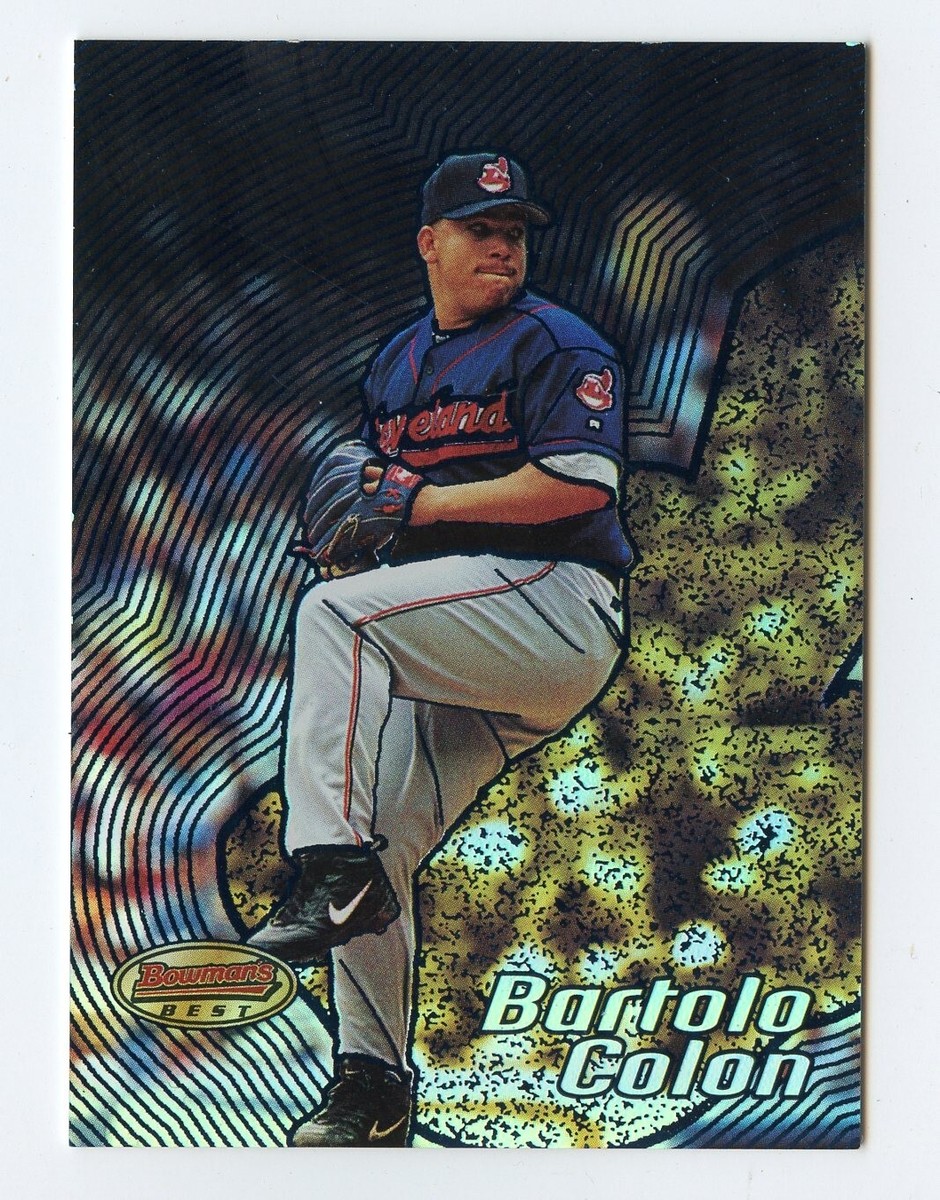 G652 BARTOLO COLON 2002 BOWMAN'S BEST BLUE 132/300 #40 INDIANS