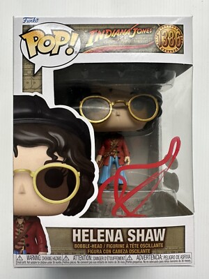 Phoebe Waller-Bridge AUTOGRAMM Helena Shaw - Indiana Jones signiert Funko Pop ACOA
