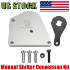 US Silver For Chevrolet Chevy Np243c Transfer Case Manual Shifter Conversion Kit