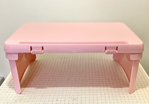 Foldable Pink Lap Desk Portable & Lightweight, New without Tags. - Picture 11 of 12