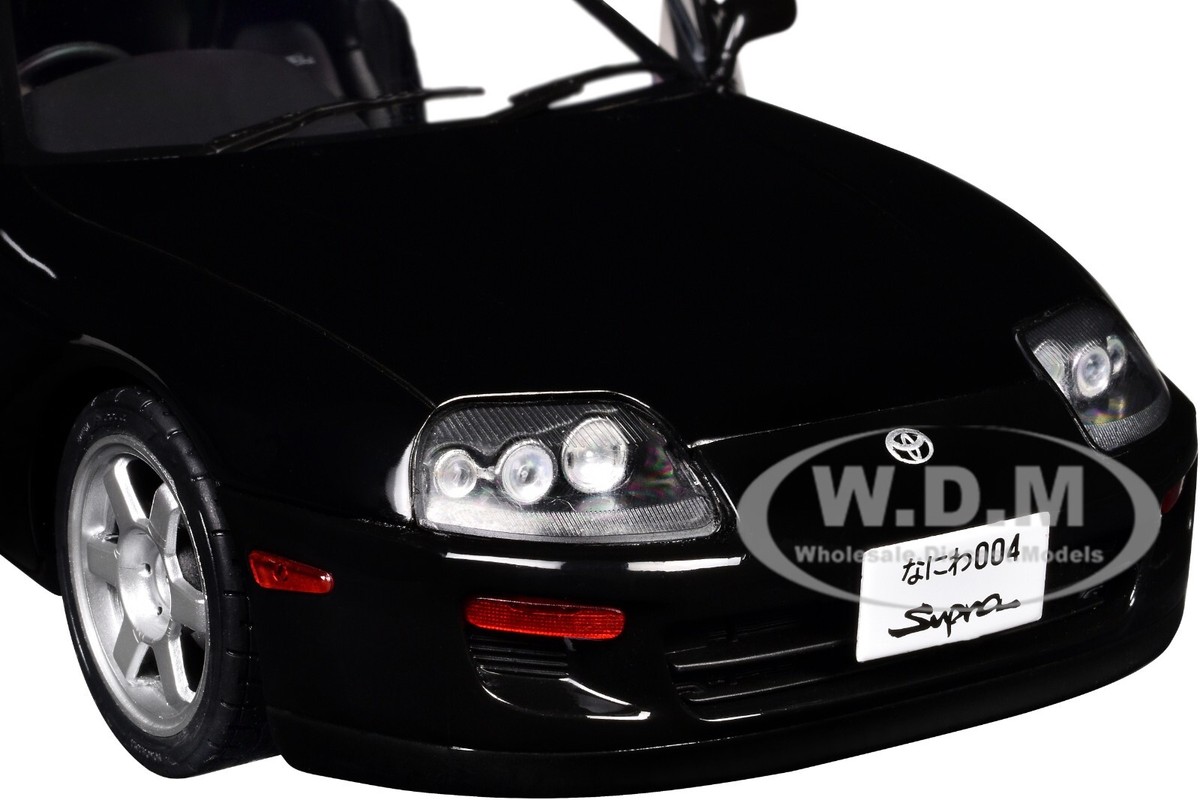 1993 TOYOTA SUPRA MK4 (A80) RHD ASTRAL BLACK 1/18 DIECAST CAR BY