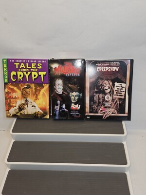 (3) Horror Halloween Fright Movies Shows Tales from Crypt 2 /Munsters/Creepshow