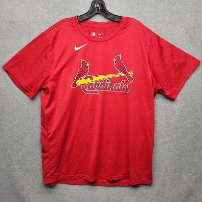 The Nike Tee Mens XL Team MLB St. Louis Cardinals T Shirt Red 