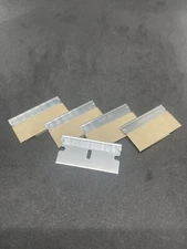 5pc Razor Blades Single Edge Extra Sharp Heat Treated Safety Knife FREE SHIPPING