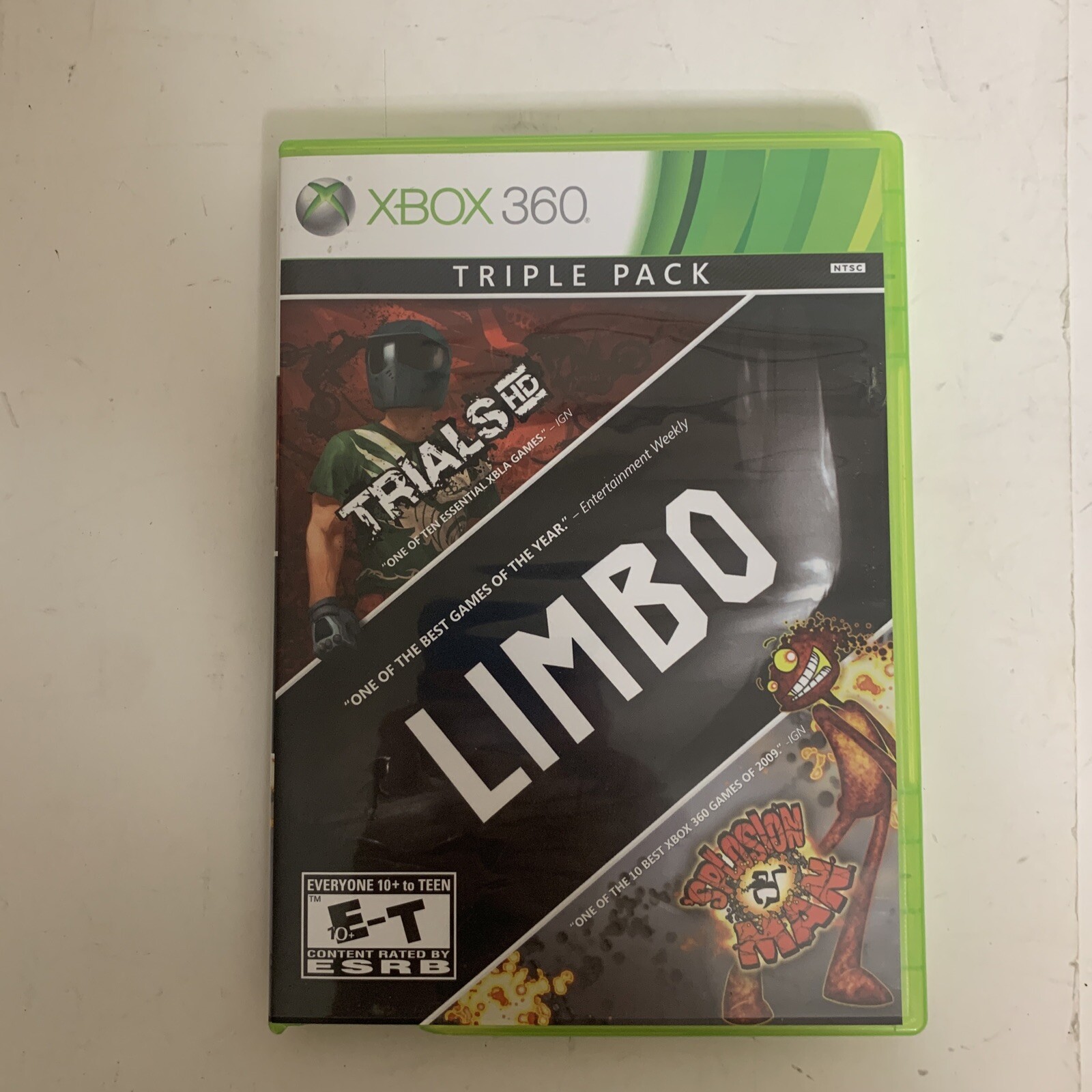 Triple Pack Limbo, Trials HD, and Splosion Man Xbox 360 Three In One  885370307474 | eBay