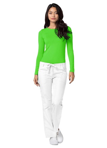 Adar 2 Pack Women’s Comfort Long Sleeve T-Shirt/Underscrub Tee Mixed Colors - Picture 159 of 189