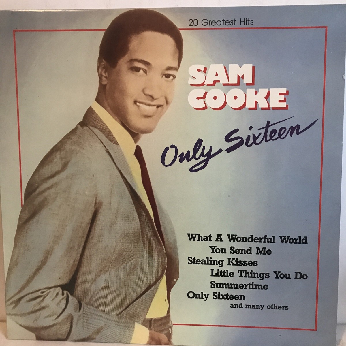 RARE! GERMAN IMPORT Sam Cooke: Only Sixteen - Hit Songs LP Vinyl