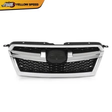 Fit For 2013-2014 Subaru Legacy Front Bumper Upper Grille Assembly W/Chrome Trim