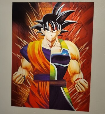 Dragon Ball 3D Anime Poster | Son-Goku | Innere Stärke | 2in1 | A3 Größe