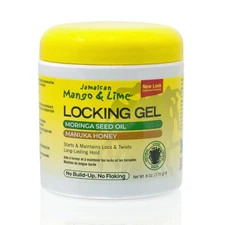 Jamaican Mango & Lime Frizz Control Jar Hair Styling & Locking Gel, 6 Oz