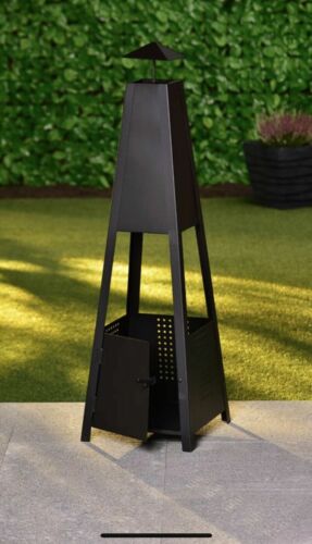 AL FRESCO ARIZONA CHIMINEA Outdoor Fire Pit - Modern Look- Patio Heating - Picture 2 of 2