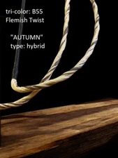 Flemish Twist Bowstring / hybrid / "AUTUMN"  B55 / CHOOSE STRING LENGTH! /$17895