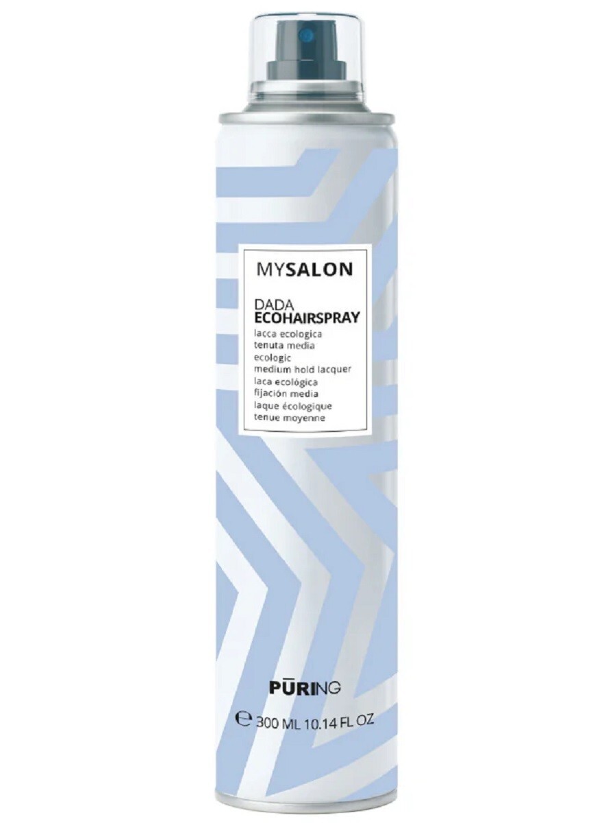 3x Puring My Salon Dada Eco Hairspray Lacca 300ml Tenuta Media - 2