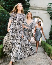 STAUD Zebra Dress XS ganni hill house home aje love shack fancy proenza schouler