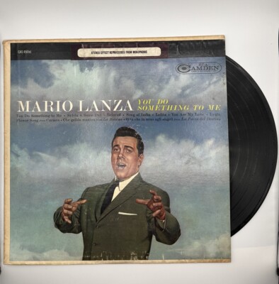 Mario Lanza You Do Something to Me vinyl record RCA Camden 1963
