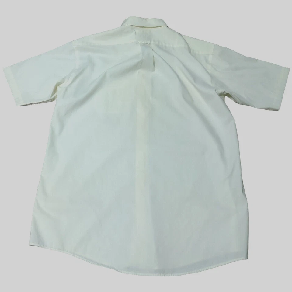 Roundtree & Yorke Men's Dress Shirt Half Sleeve Button Down 16 - Image 3 of 4