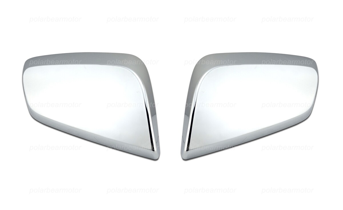 Chrome Mirror Covers For 2014-2020 Chevy Impala - Triple Chrome Top Half Overlays