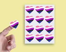 x24 Heart sticker Envelope Seal Craft Vinyl Stickers ss931