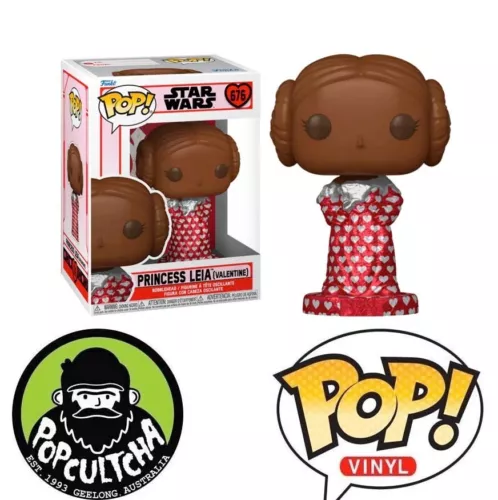 Star Wars - Princess Leia Chocolate (Valentine) Pop! Vinyl Figure "New"