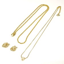 Christian Dior Fashion Jewerly Necklace and earrings 3-piece set F084