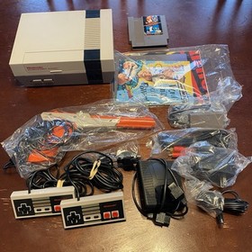 Authentic Vintage Nintendo NES Action Set Game Console Complete In Box Mint