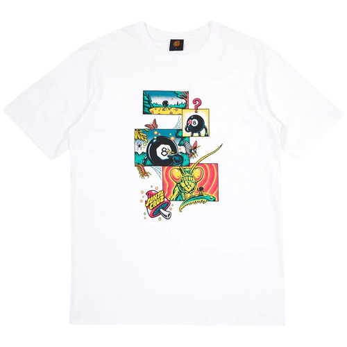Santa Cruz - Winkowski 8ballr Comic Tee White - Picture 1 of 2