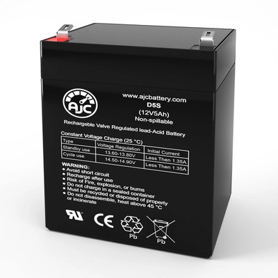 AJC Battery Compatible with Liebert PST5-500MT120 12V 5Ah UPS Battery
