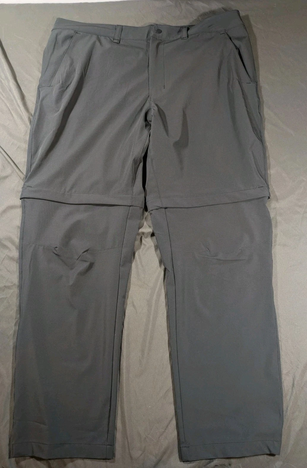 The North Face Paramount Convertible Pants Mens 40x32 Asphalt Gray Hiking Oudoor