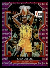 Lisa Leslie 2022 Panini Prizm WNBA Purple #/99 #167 Los Angeles Sparks ESE