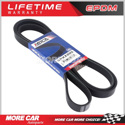 #ad Serpentine Belt for 96 13 Ford Ranger Chevrolet Jeep Dodge GMC 2.5L 4.7L 6PK2205 $14.99