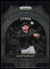 2022 Panini Prizm Championship Stage Austin Riley Atlanta Braves #CS-5