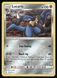 Lucario 126/214 Unbroken Bonds Holo Rare
