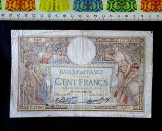 ( AUST 2.00) FRANCE Banknote 100 francs Year : 1932 .